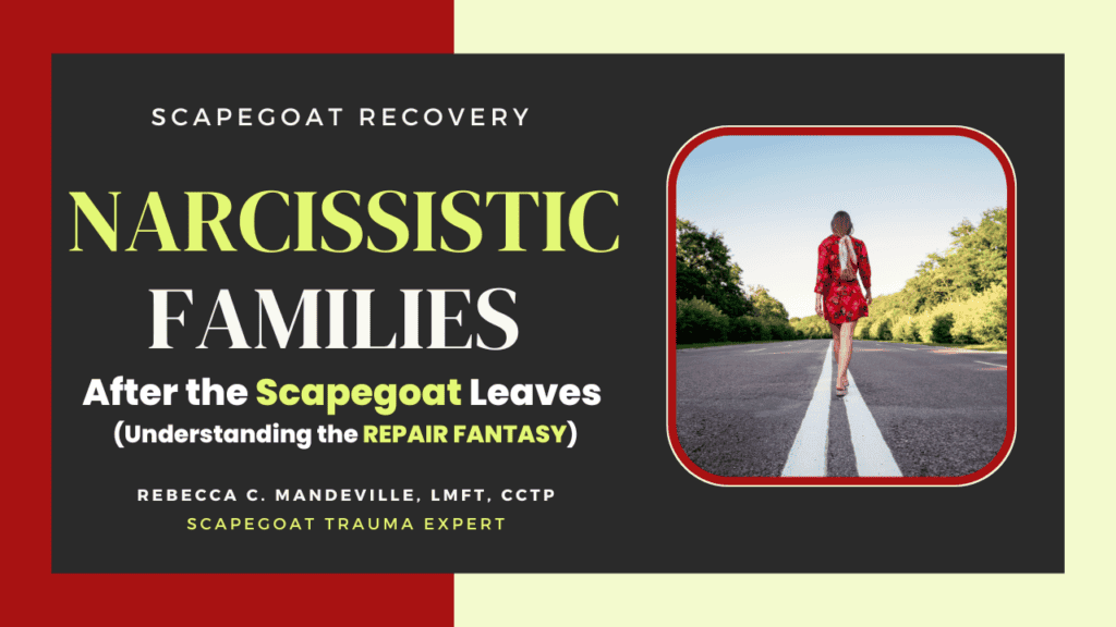 Scapegoat Leaves Narcissist Family