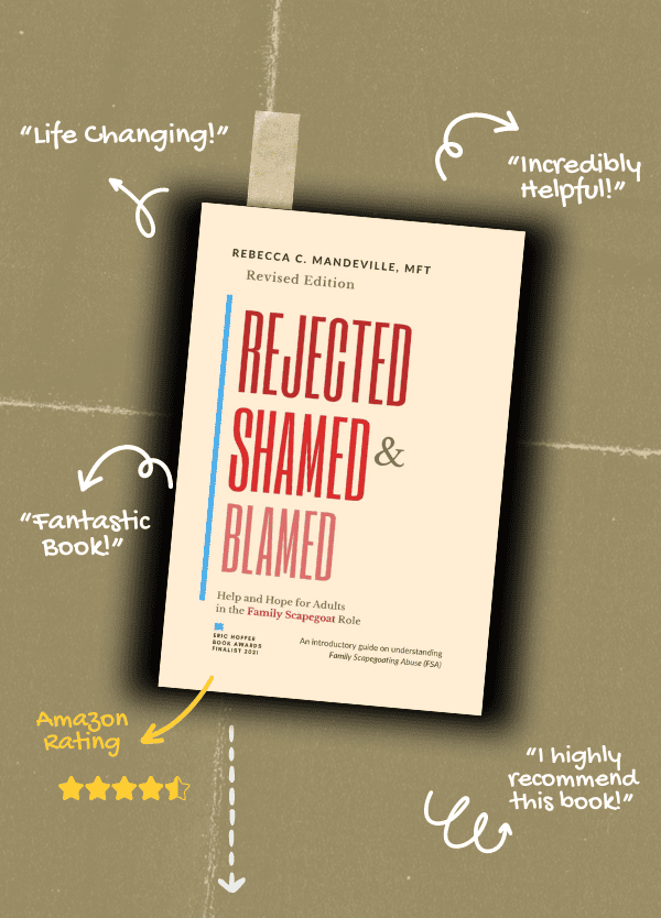 rejected Shamed and Blamed' scapegoat book
